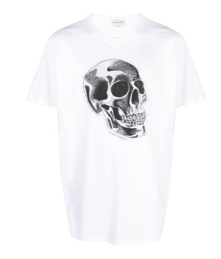  알렉산더 맥퀸 반팔 티셔츠 776351 WHITE - ALEXANDER MCQUEEN