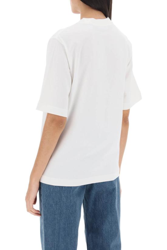  버버리 반팔 티셔츠 8083647 WHITE - BURBERRY