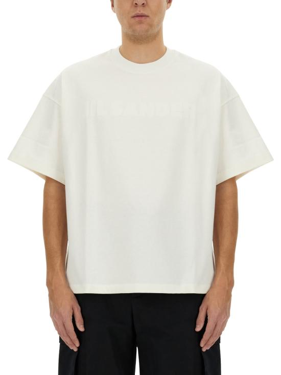 25SS 질샌더 반팔 티셔츠 J21GC0168 WHITE
