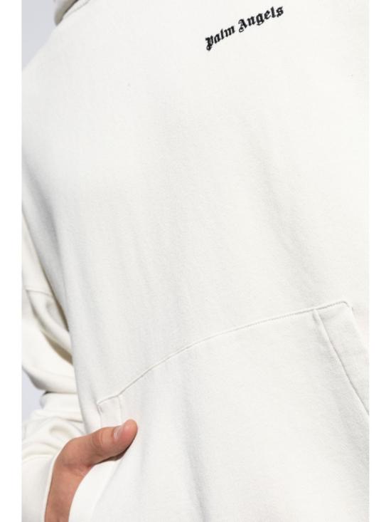 24FW 팜앤젤스 스웨터 PMBB153C99FLE0020310 OFF WHITE BLACK - PALM ANGELS