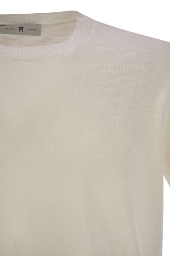 25SS 피티토리노 스웨터 TL4TGM120ALS52MGU L015 WHITE - PT TORINO