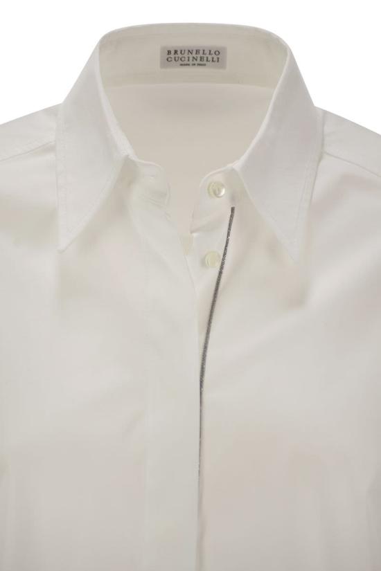 25SS 브루넬로 쿠치넬리 블라우스 M0091MA636 C159 WHITE - BRUNELLO CUCINELLI