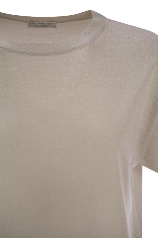  브루넬로 쿠치넬리 반팔 티셔츠 M41810000 C9443 ICE - BRUNELLO CUCINELLI