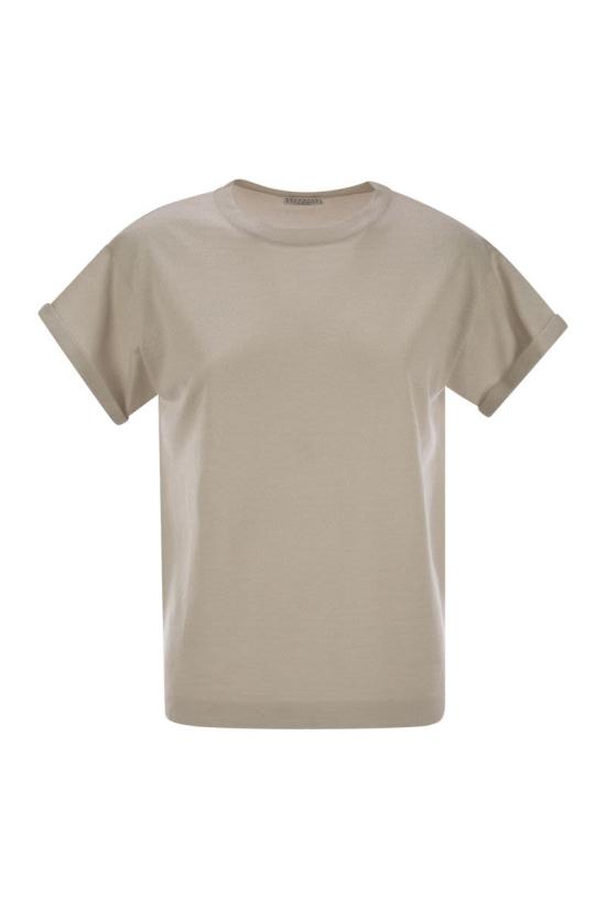  브루넬로 쿠치넬리 반팔 티셔츠 M41810000 C9443 ICE