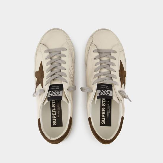 25SS 골든구스 뮬/슬리퍼 GMF00101F00686710607 WHITE BROWN - GOLDEN GOOSE