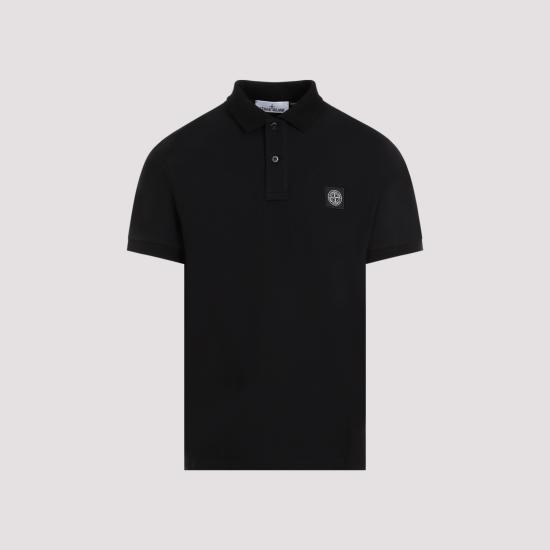 25SS 스톤 아일랜드 폴로 티셔츠 K1S1522002SCS0017V0029 BLACK - STONE ISLAND