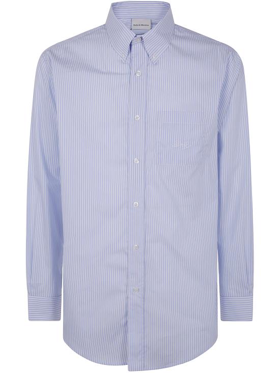 25SS 드롤드무슈 긴팔 셔츠 PERMSH171CO151096 LBE BLUE