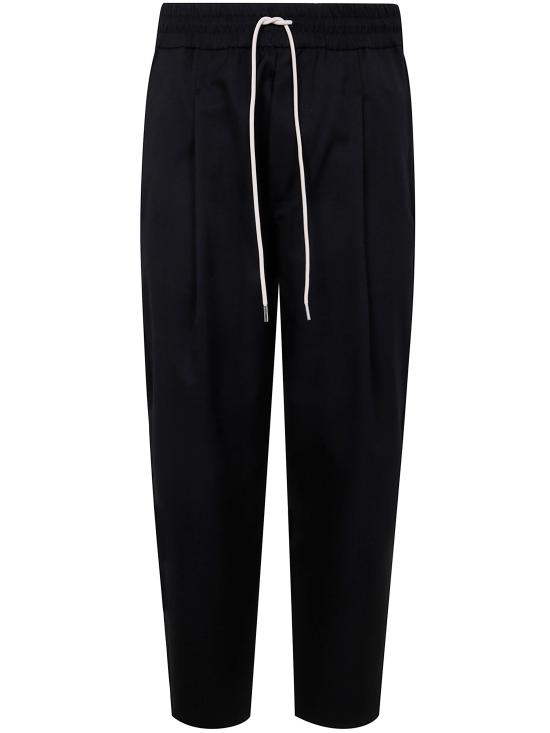 25SS 드롤드무슈 스트레이트 팬츠 PERMBP167PL127096 BL BLACK