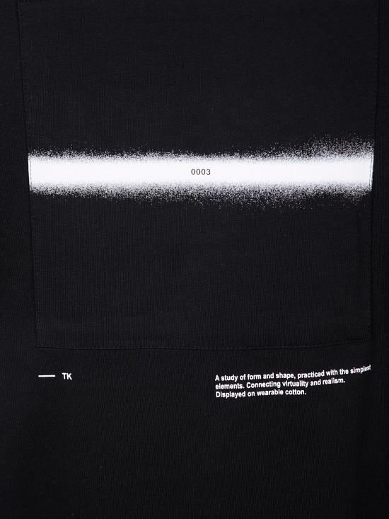 25SS 톰크롬 반팔 티셔츠 MTS840 BLACK - THOM KROM
