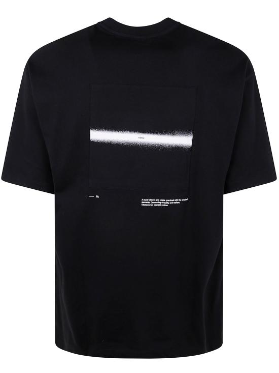 25SS 톰크롬 반팔 티셔츠 MTS840 BLACK - THOM KROM