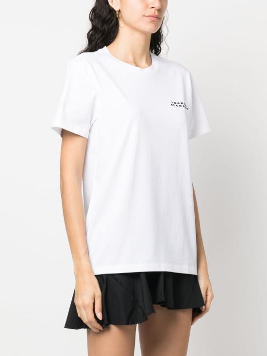 25SS 이자벨마랑 반팔 티셔츠 TS0103FAA2N44I20WH WHITE - ISABEL MARANT