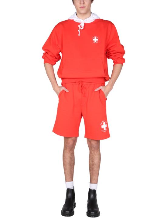  헬무트랭 숏팬츠 M01HM207 RED - HELMUT LANG