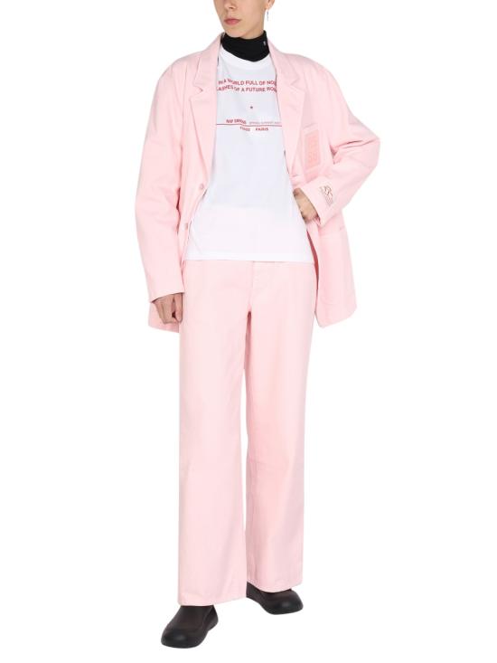  라프 시몬스 반팔 티셔츠 221W104 WHITE - RAF SIMONS