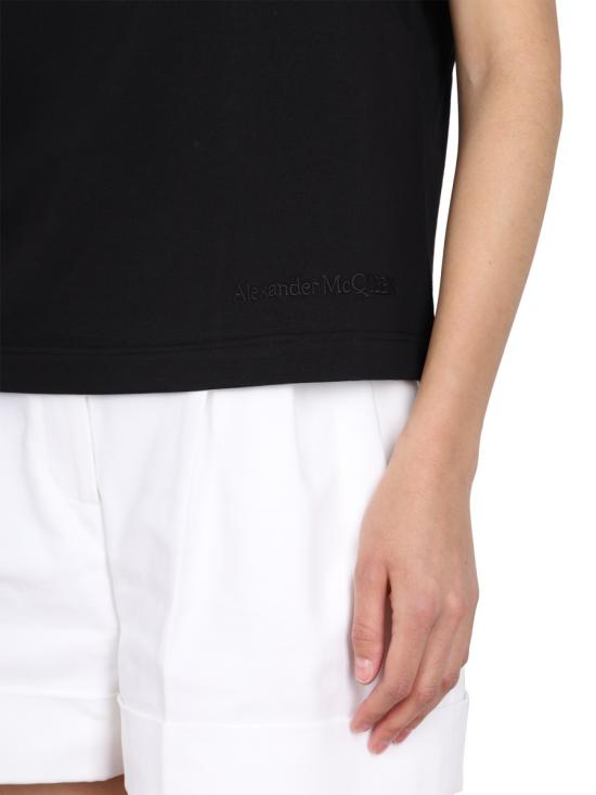  알렉산더 맥퀸 반팔 티셔츠 694676 BLACK - ALEXANDER MCQUEEN