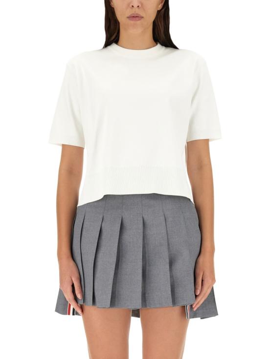  톰브라운 반팔 티셔츠 FKA362A WHITE