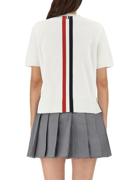  톰브라운 반팔 티셔츠 FKA362A WHITE - THOM BROWNE