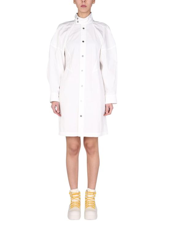  보테가베네타 미디 원피스 686986 WHITE