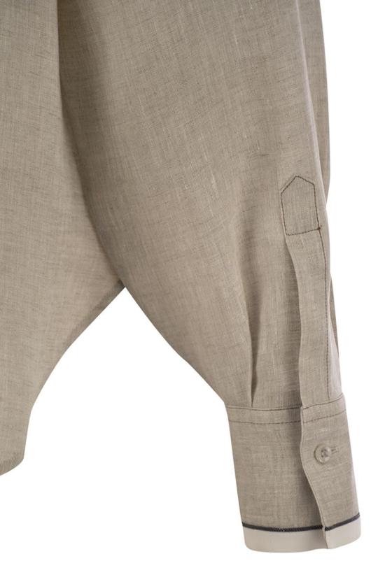 25SS 브루넬로 쿠치넬리 셔츠 MM633RD646 C200 BEIGE - BRUNELLO CUCINELLI