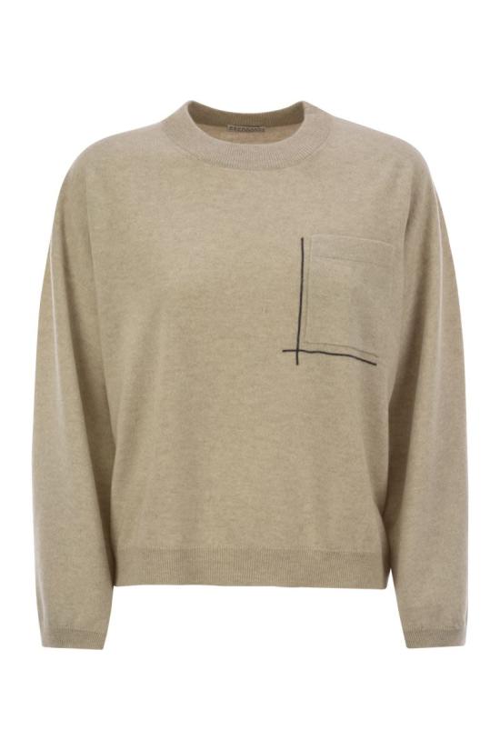 25SS 브루넬로 쿠치넬리 스웨터 M16244700 C9731 BEIGE