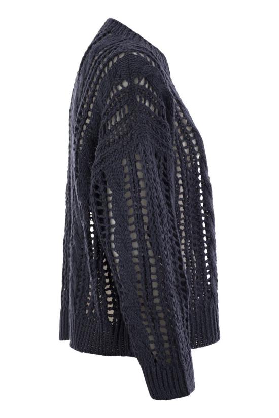 25SS 브루넬로 쿠치넬리 스웨터 M3Y351800 C2872 BLUE - BRUNELLO CUCINELLI