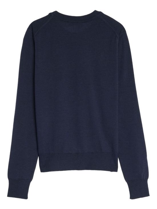 25SS 메종키츠네 베이비 폭스 패치 레귤러 스웨터 MW00816KT1036P492 BLUE - MAISON KITSUNE