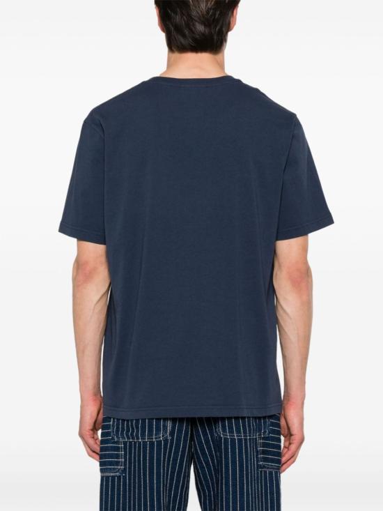 25SS 메종키츠네 스피디 폭스 패치 컴포트 티셔츠 MM00125KJ0008P476 BLUE - MAISON KITSUNE