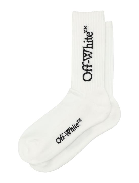 25SS 오프화이트 팬티 OMRA085C99KNI 1001 BLACK WHITE - OFF WHITE