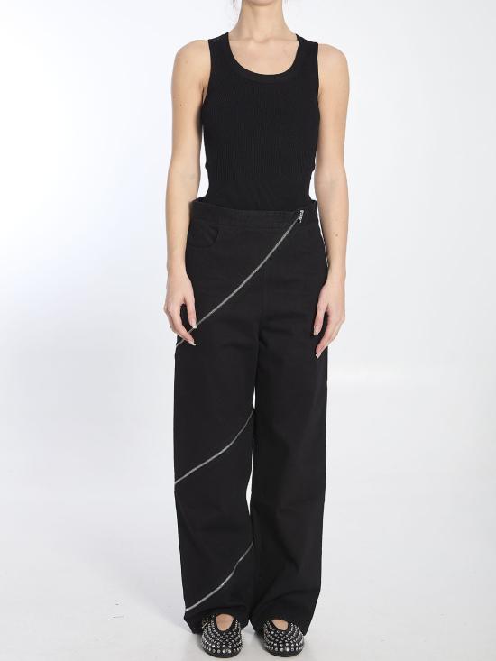 25SS 알라이아 민소매 티셔츠 AA9B0353K017A 995 BLACK - ALAIA