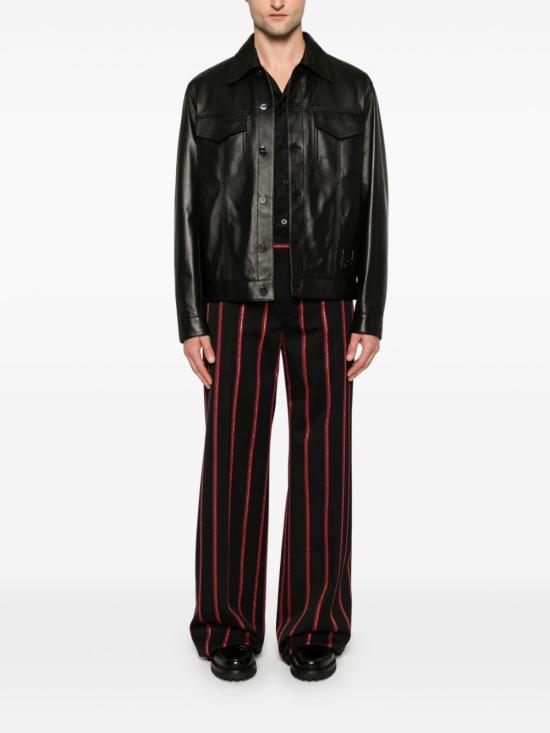 25SS 펜디 가죽 자켓 FPJ862ATJZ F0GME BLACK - FENDI