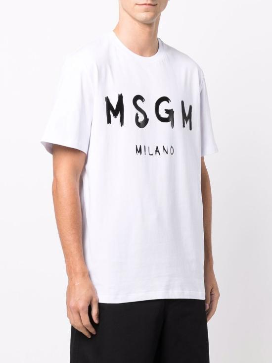 25SS 엠에스지엠 반팔 티셔츠 2000MM510200002 01 WHITE - MSGM