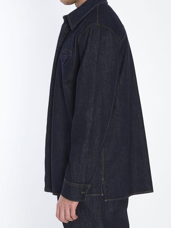 25SS 보테가베네타 긴팔 셔츠 813523V0W20 4245 Denim - BOTTEGA VENETA