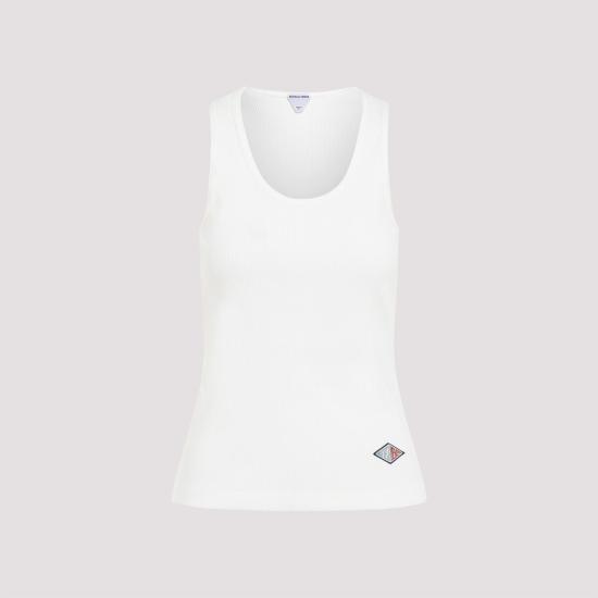25SS 보테가베네타 민소매 티셔츠 799592V3Z60 9071 White - BOTTEGA VENETA