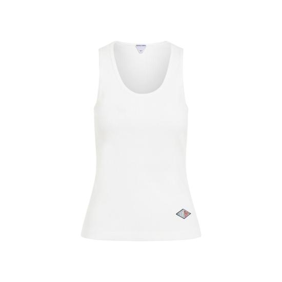 25SS 보테가베네타 민소매 티셔츠 799592V3Z60 9071 White