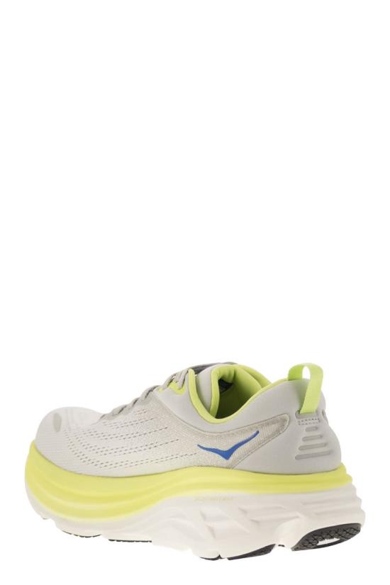  호카 본디 8 1123202 STTC LIGHT GREY YELLOW - HOKA