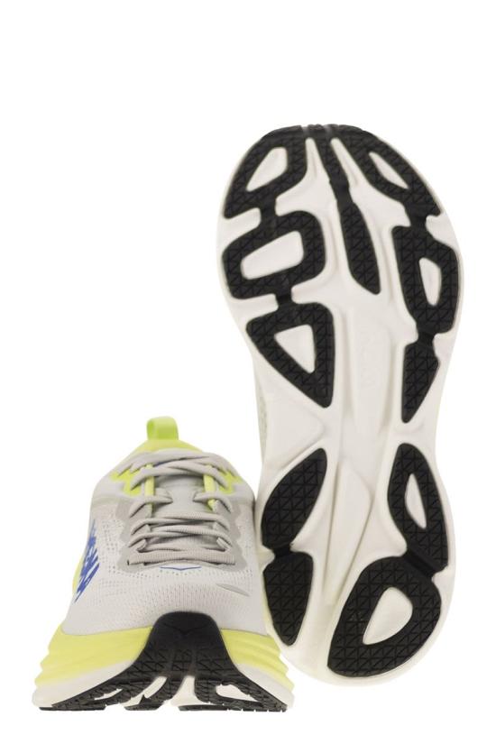  호카 본디 8 1123202 STTC LIGHT GREY YELLOW - HOKA