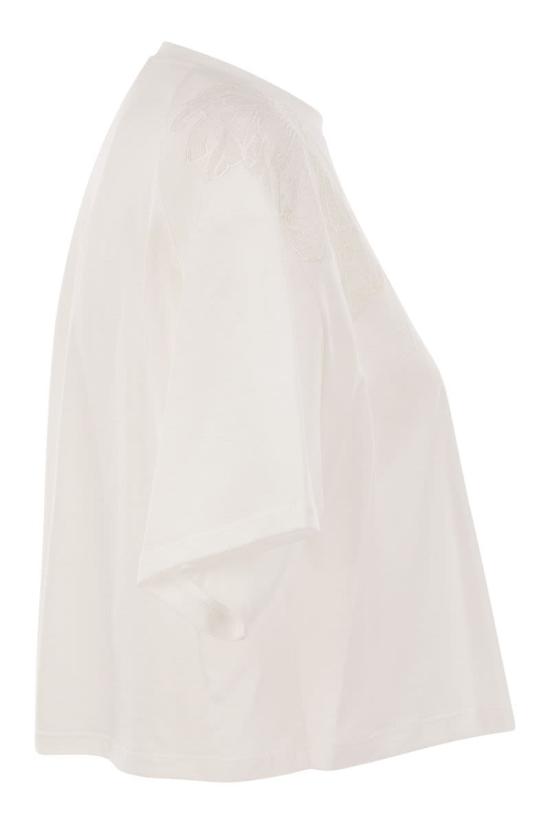 25SS 엘리자베타프랜치 스웨터 MA01851E2 270 CHALK - ELISABETTA FRANCHI