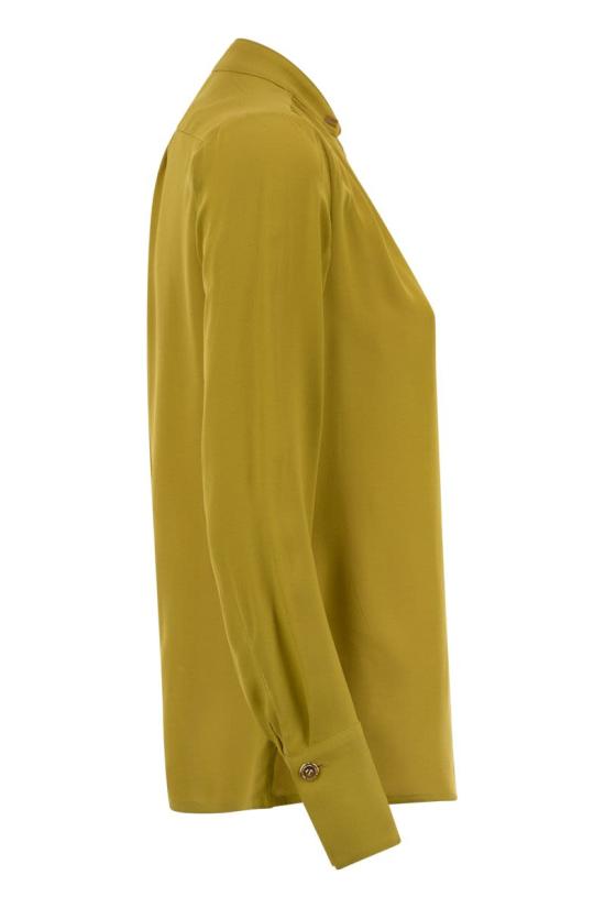 25SS 엘리자베타프랜치 블라우스 CA08051E2 DC6 OCHRE - ELISABETTA FRANCHI