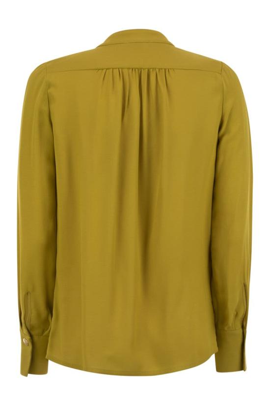 25SS 엘리자베타프랜치 블라우스 CA08051E2 DC6 OCHRE - ELISABETTA FRANCHI