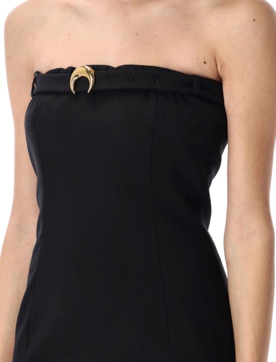 25SS 마린세르 숏 원피스 WDR355ARWOV0001 BK99 BLACK - MARINE SERRE