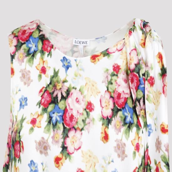 24FW 로에베 미디 원피스 S540Y09XQR9616 POWDER - LOEWE