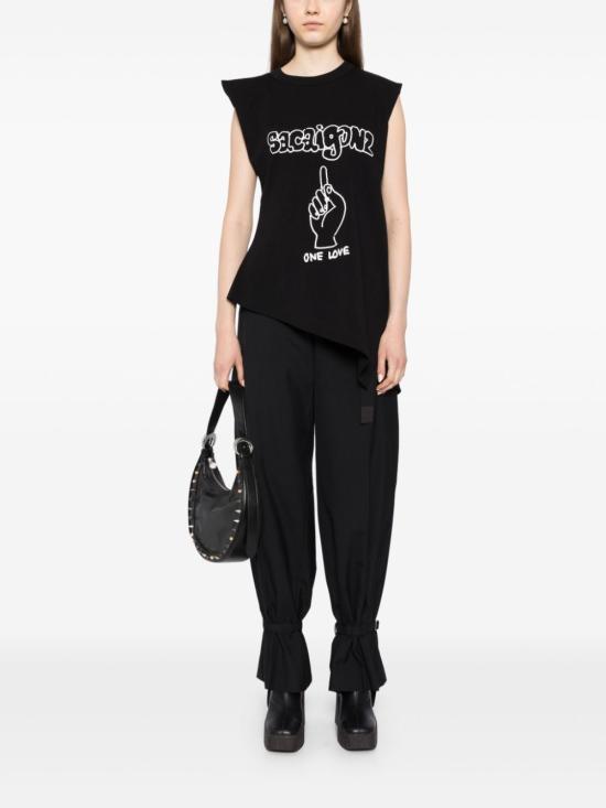  사카이 스트레이트 팬츠 2407345001 BLACK - SACAI