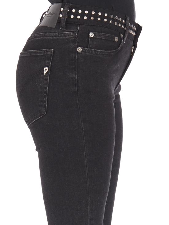  돈답 스트레이트 팬츠 IDP755DSH338DHU4WDD999 BLACK - DONDUP