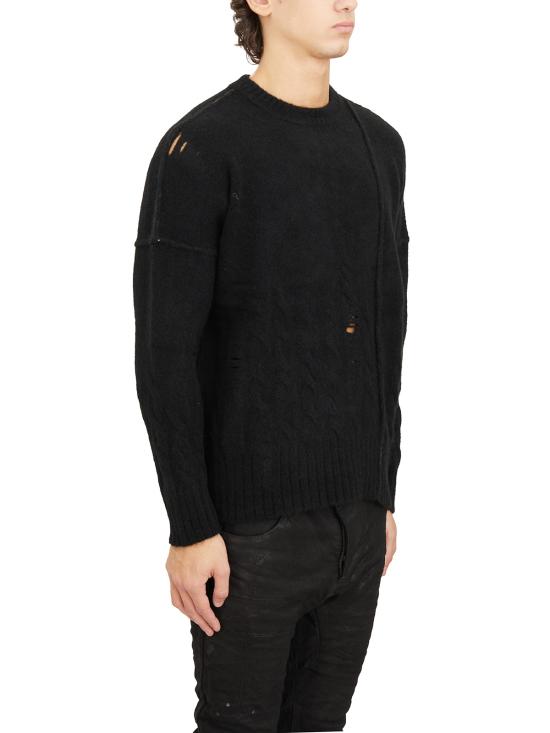  이자벨베네나토 스웨터 IUK04F24 BLACK - ISABEL BENENATO