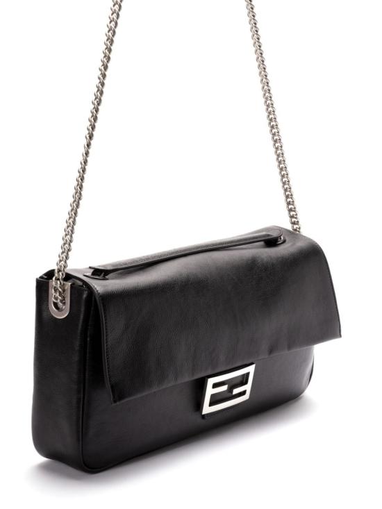  펜디 바게트 체인 라지 숄더백 8BR828AS7AF1QD0 BLACK - FENDI