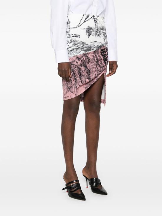 25SS 모스키노 스커트 251K101043232 1188 MULT PINK - MOSCHINO