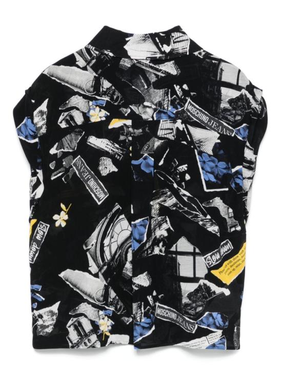 25SS 모스키노 블라우스 251K102193243 1555 MULT BALCK - MOSCHINO