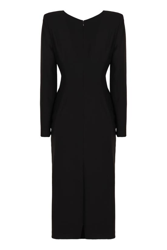 25SS 엠포리오 아르마니 미디 원피스 EW000830AF10206 UC001 black - EMPORIO ARMANI