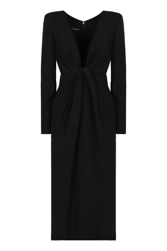 25SS 엠포리오 아르마니 미디 원피스 EW000830AF10206 UC001 black