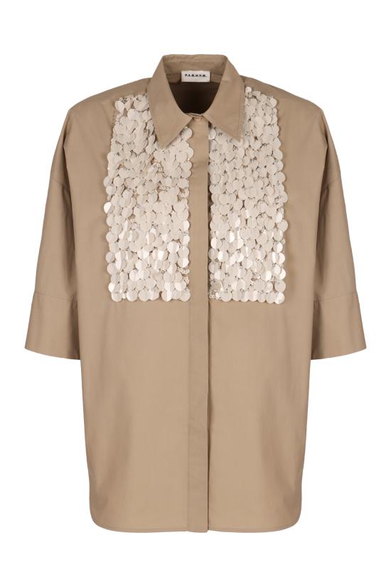 25SS 파로쉬 반팔 티셔츠 D381244CANYOX25 003 Beige