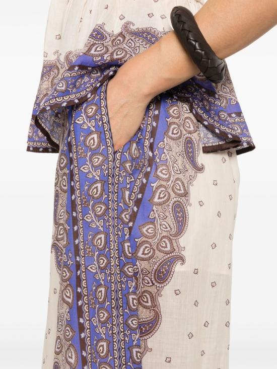 25SS 짐머만 스트레이트 팬츠 1760PRS254PPSLY PURPLE - ZIMMERMANN